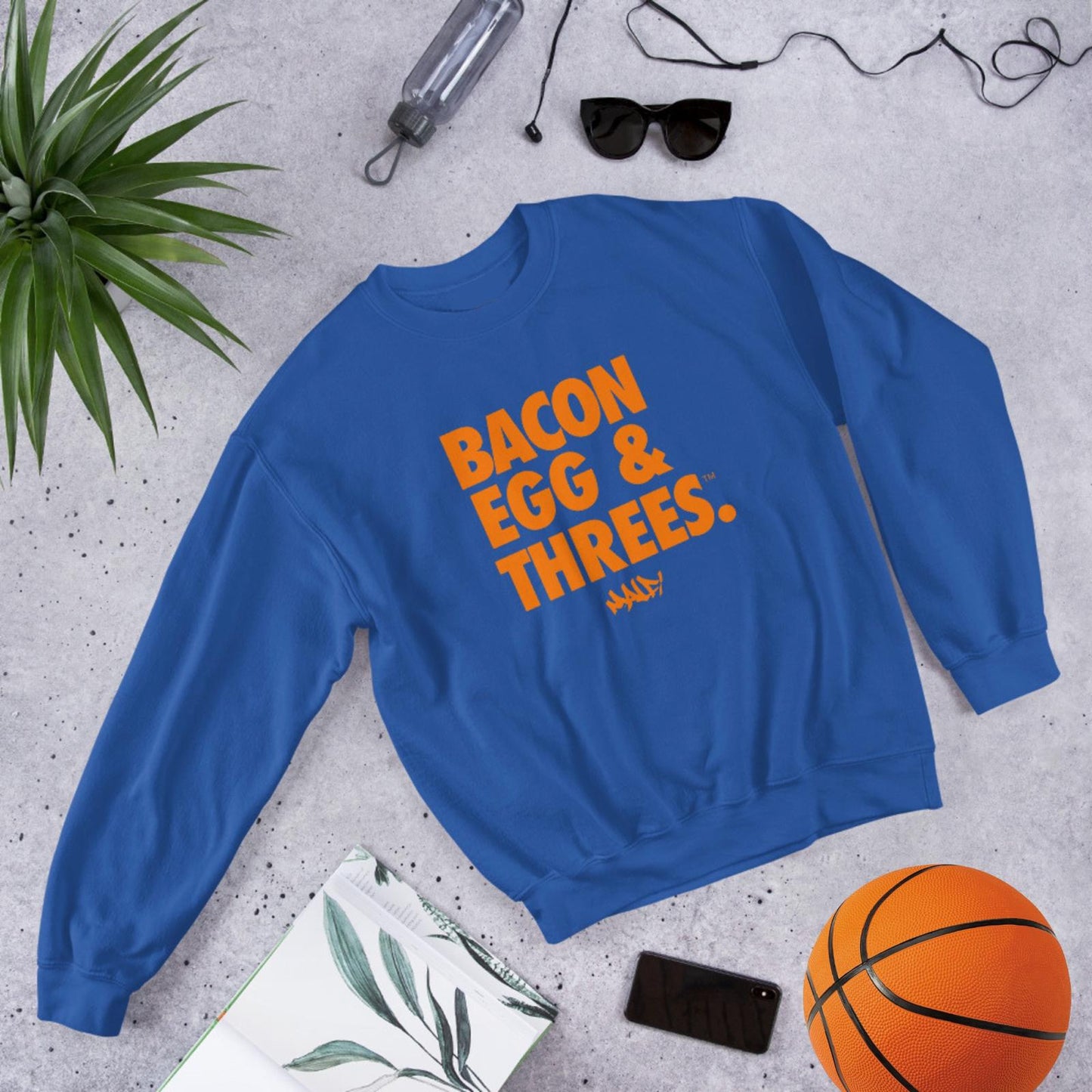 Bacon Egg & Threes Crewneck Home