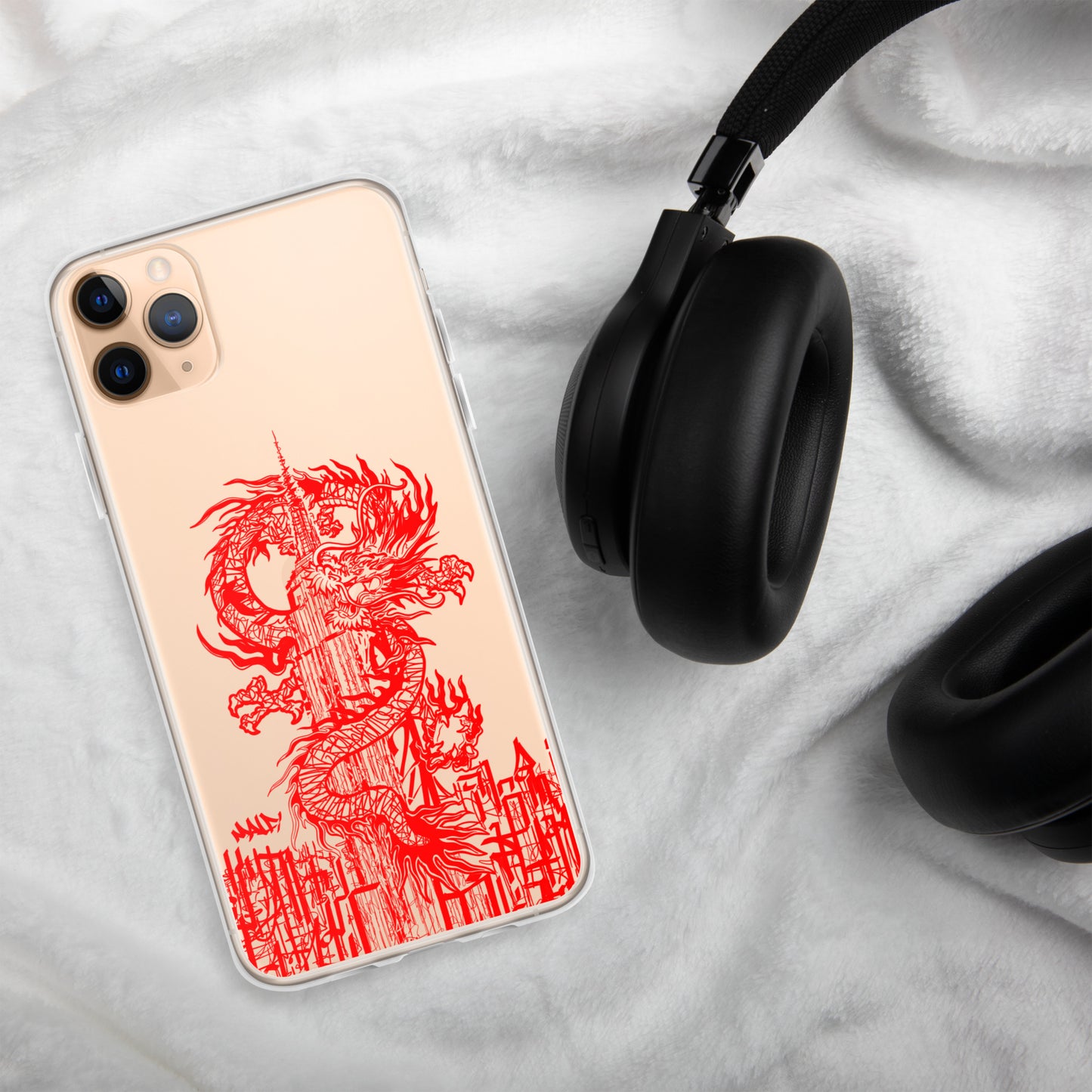Year Of The Dragon Crimson iPhone® Case