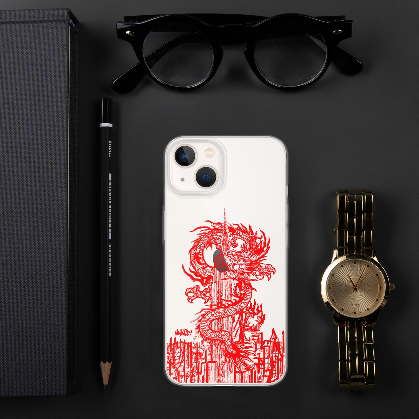 Year Of The Dragon Crimson iPhone® Case