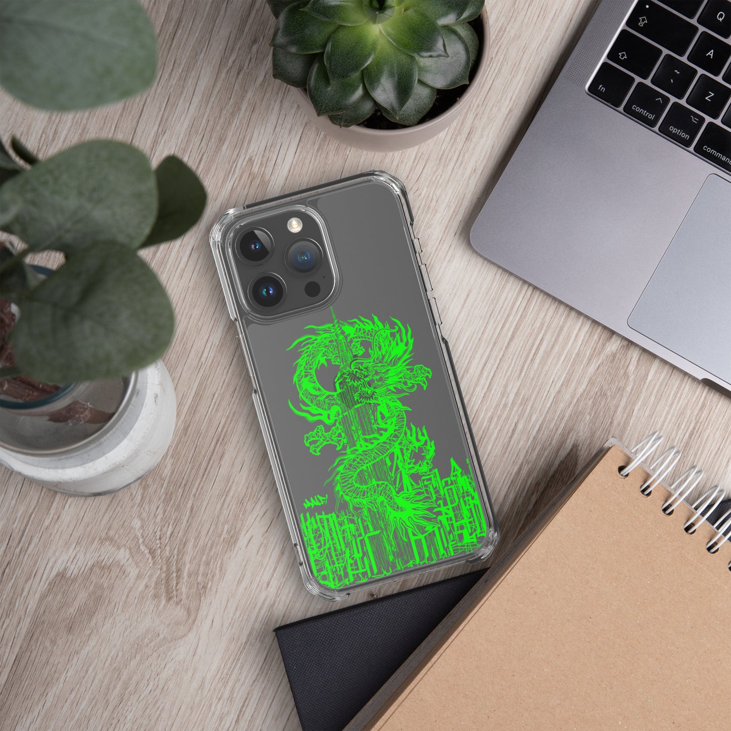 Year Of The Dragon for iPhone® Case Emerald