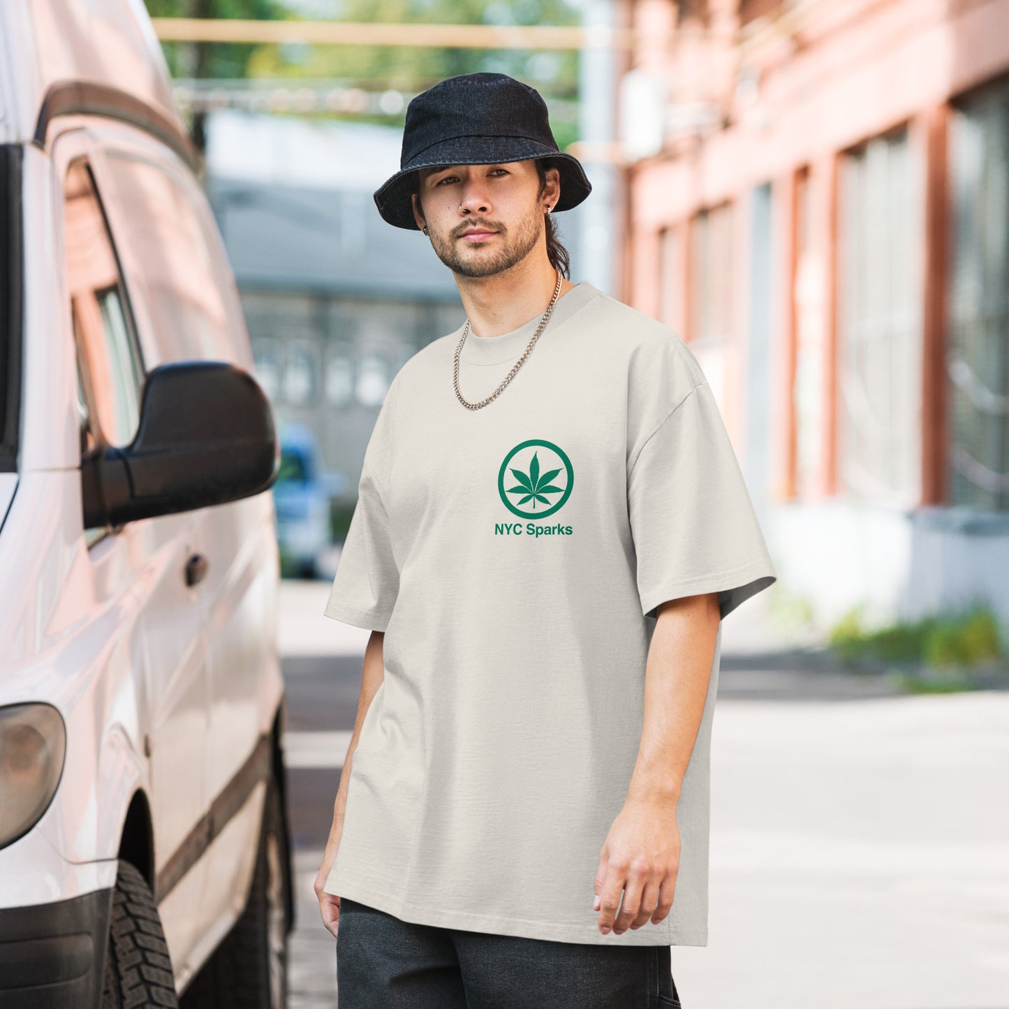 NYC Sparks Oversized Tee
