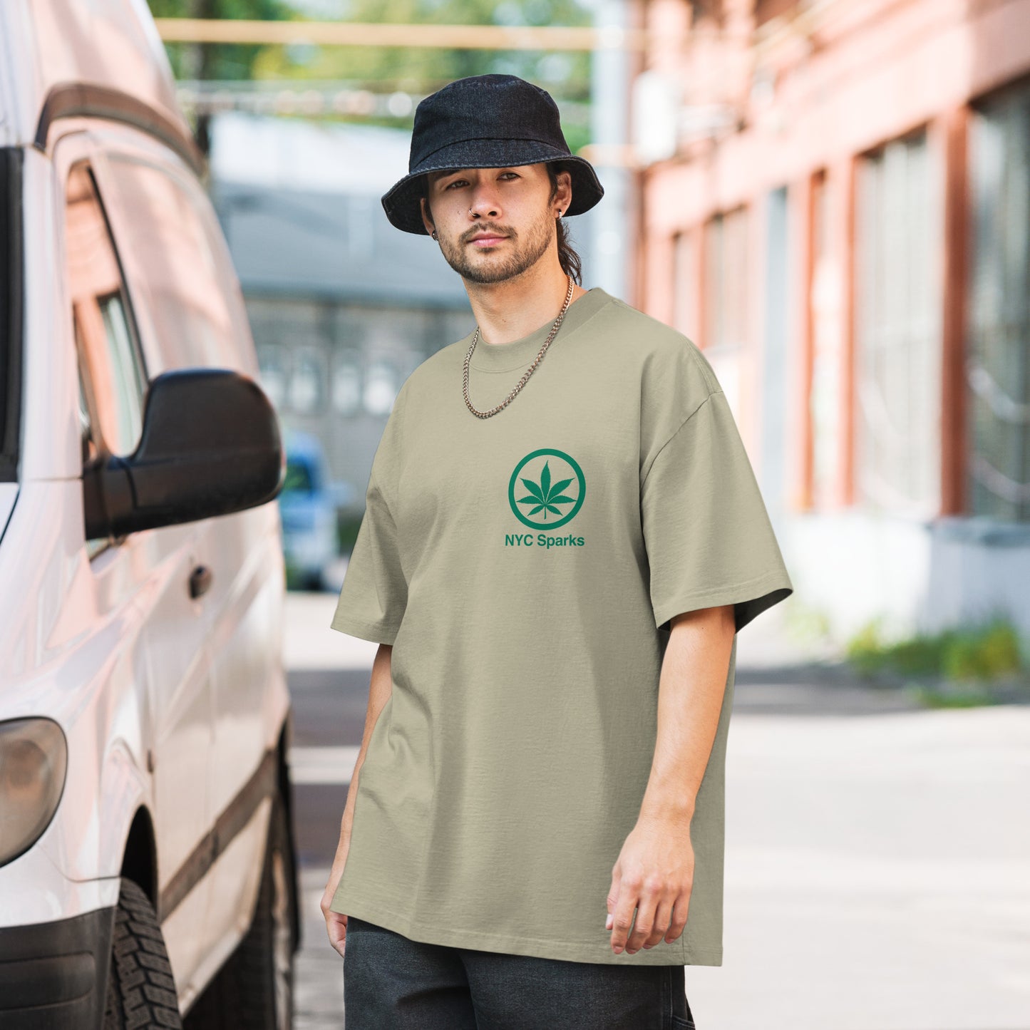 NYC Sparks Oversized Tee