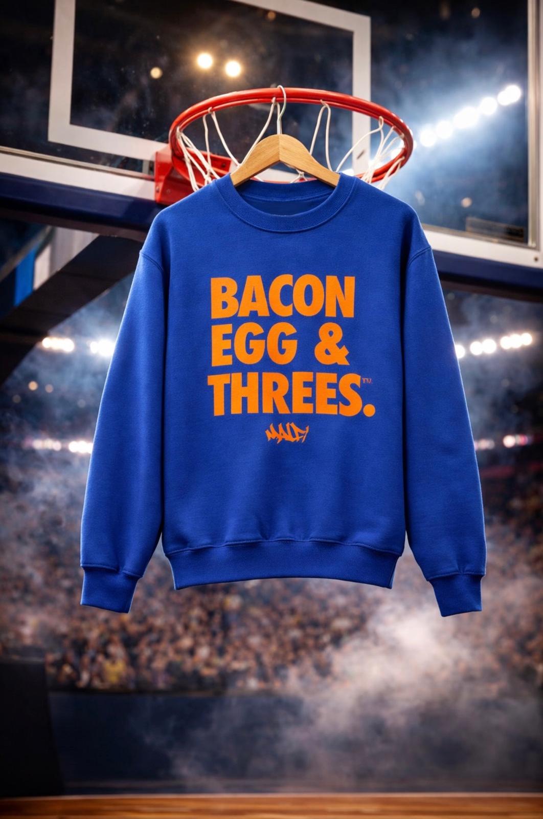 Bacon Egg & Threes Crewneck Home